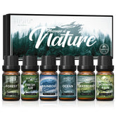 Fragrance Oils Set Nature Theme For Aromatherapy Diffusers by Home for Health and Beauty