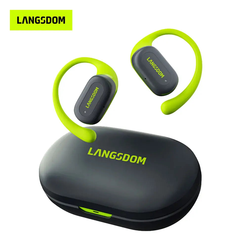 Bone Conduction Headphones Mini TWS True Wireless Earphones Similar With Pro Air Earhook Sport Earphone by Home for Health and Beauty