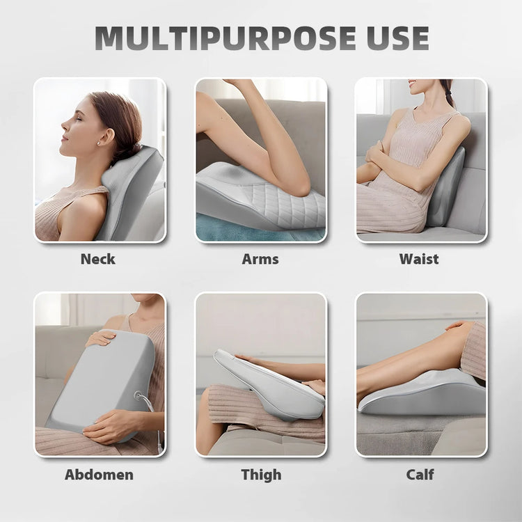 Back Massager Neck Massager with Heat 3D Kneading Massage Pillow for Relax Neck Back Shoulder Legs Gifts for Men Women Mom Dad by Home for Health and Beauty