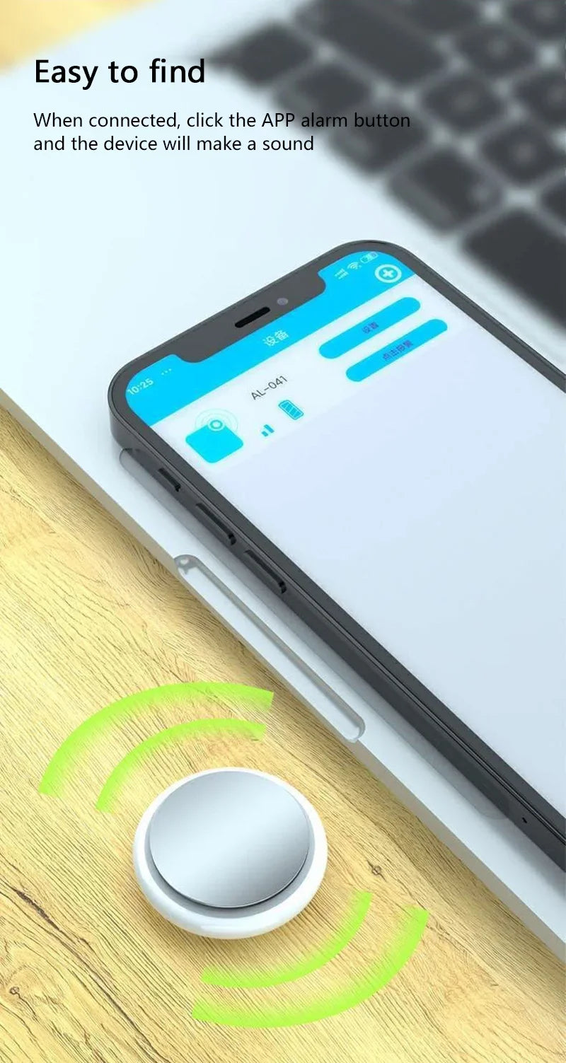 Mini Smart Anti-Lost Tracker Reminder For Pets Kids Bag Wallet 5G Bluetooth GPS Device Air Tag Finder Tracking Locator by Home for Health and Beauty