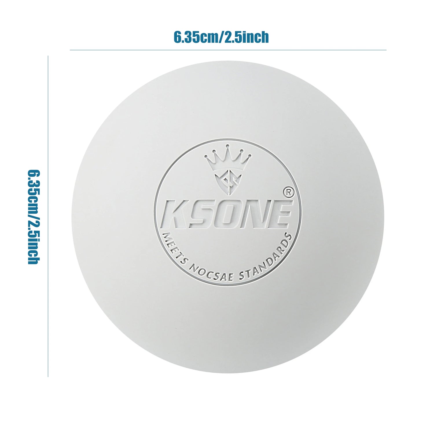 Solid Color KSONE Yoga Fascia Ball,Silicone Pilates Ball For Foot Massage Muscle Relaxation by Home for Health and Beauty