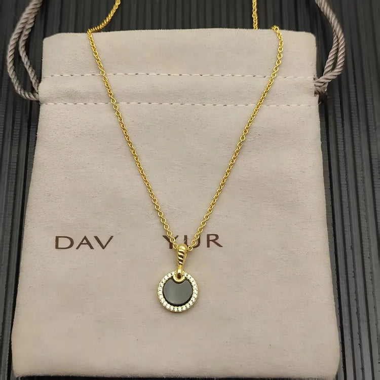 High-Quality Elegant and Simple Gold-Plated Round Bracelets and Necklaces Set by Home for Health and Beauty