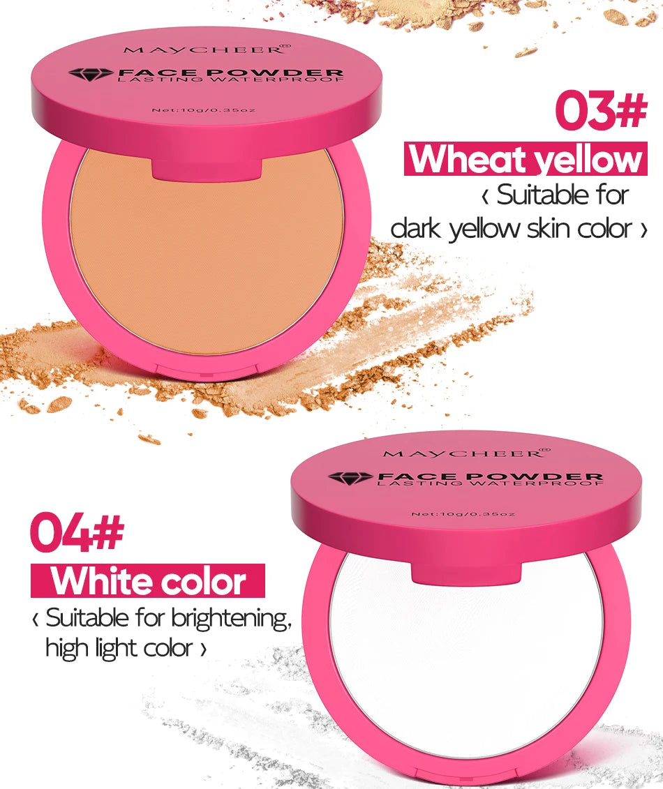 5-color matte setting powder, controls oil, moisturizes, and is long-lasting and waterproof, creating a natural makeup look. by Home for Health and Beauty