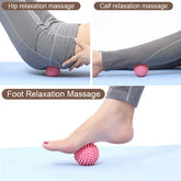 Foot massage ball with spikes pilates yoga Sports Fitness Muscle Relaxation massage ball plantar fasciitis therapy ball AMQ001 by Home for Health and Beauty