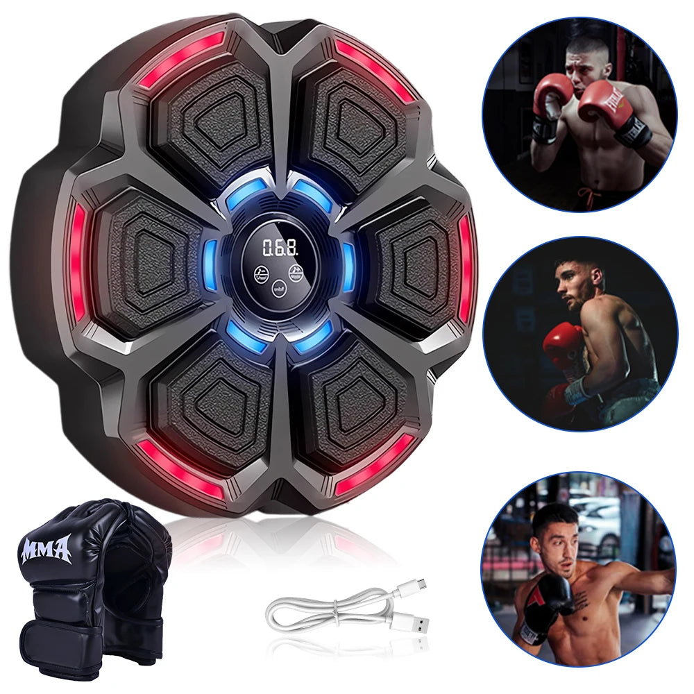 Music Boxing Machine Adjustable Speed Wall Mount