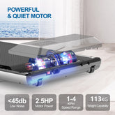Driving Walking Pad Mini Treadmill Under Desk Quiet Portable by Home for Health and Beauty