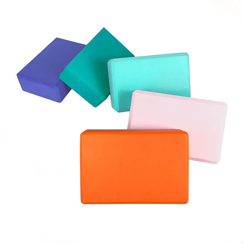 Yoga Blocks Foam Brick Set for Training and Stretching