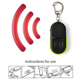 Anti-Lost Alarm Key Finder Locator Tracker Keychain Whistle Sound Smart Flashing Beeping With LED Light Anti Lost Keyring Finder by Home for Health and Beauty