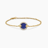 High-Quality Elegant and Simple Gold-Plated Round Bracelets and Necklaces Set by Home for Health and Beauty