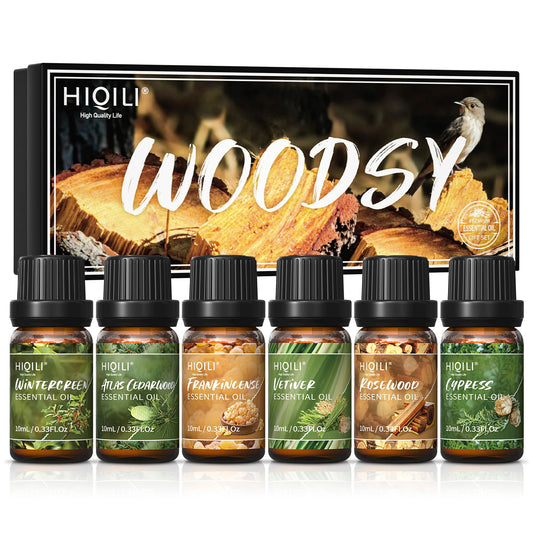 Woody Fragrance Oils Set For Aromatherapy Diffuser