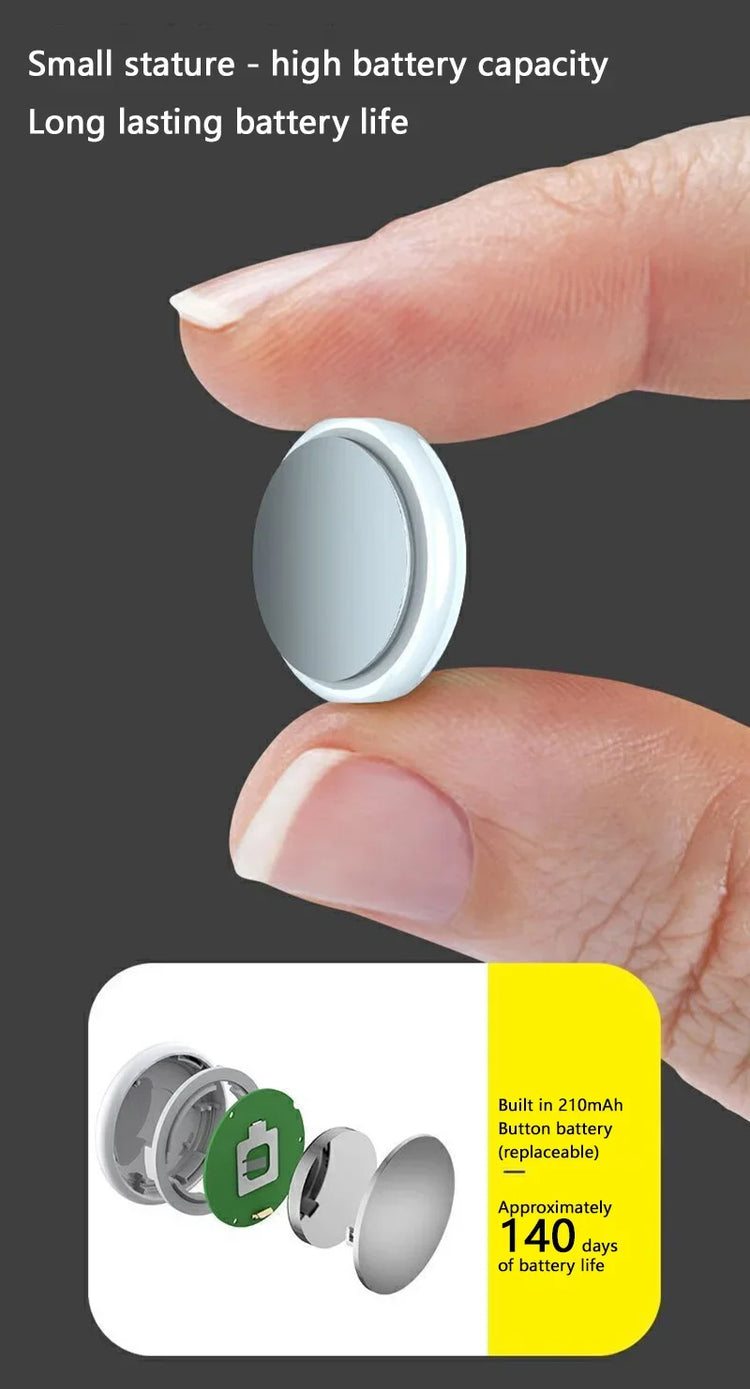 Mini Smart Anti-Lost Tracker Reminder For Pets Kids Bag Wallet 5G Bluetooth GPS Device Air Tag Finder Tracking Locator by Home for Health and Beauty