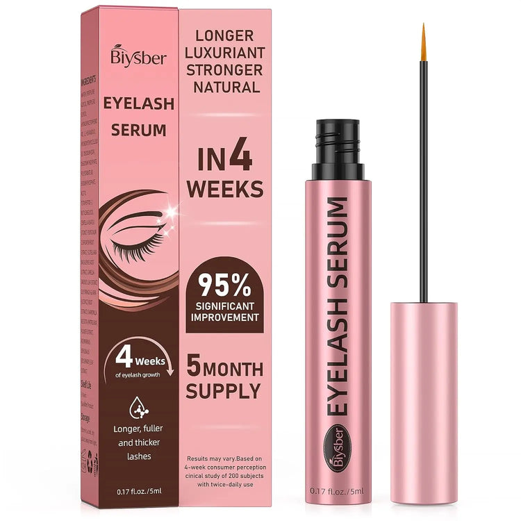 Lash Serum Nourishing Eyelash Enhancer Serum,Eyelash Growth Serum,Natural Ingredients,Longer and Thicker Eyelashes Cosmetics by Home for Health and Beauty