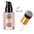 BB cream foundation (with brush) is waterproof, long-lasting, and moisturizing, suitable for all light skin tones. by Home for Health and Beauty