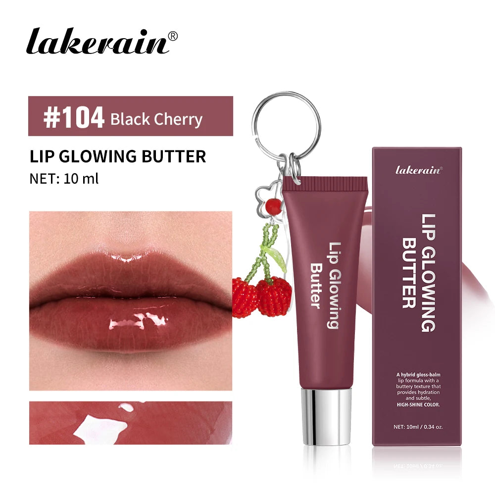 Moisturizing Lip Balm Lip Gloss Long Lasting Butter Pink Nourishing Makeup Care Hydrating Glowing Shine Lipstick Korean Cosmetic by Home for Health and Beauty