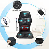 HOMEMASSA Vibration Back Massager Seat Cushion With Heat Massage Chair Pad by Home for Health and Beauty