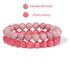 2Pcs Colorful Natural Stone Bead Bracelet Set 8MM Natural Agates Turquois Amethysts Quartzs Gem Stretch Bangle Jewelry Gift by Home for Health and Beauty