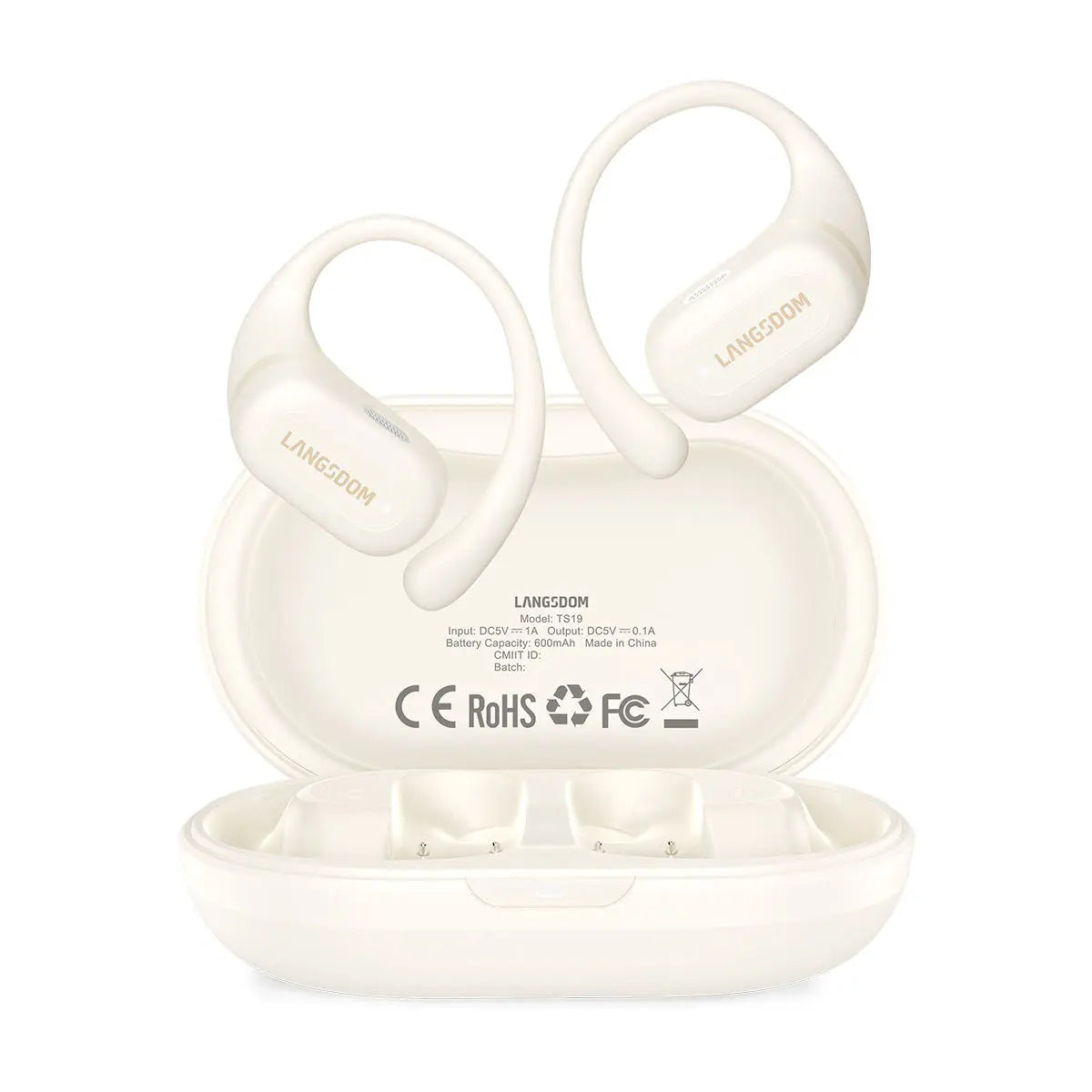 Bone Conduction Headphones Mini TWS True Wireless Earphones Similar With Pro Air Earhook Sport Earphone by Home for Health and Beauty