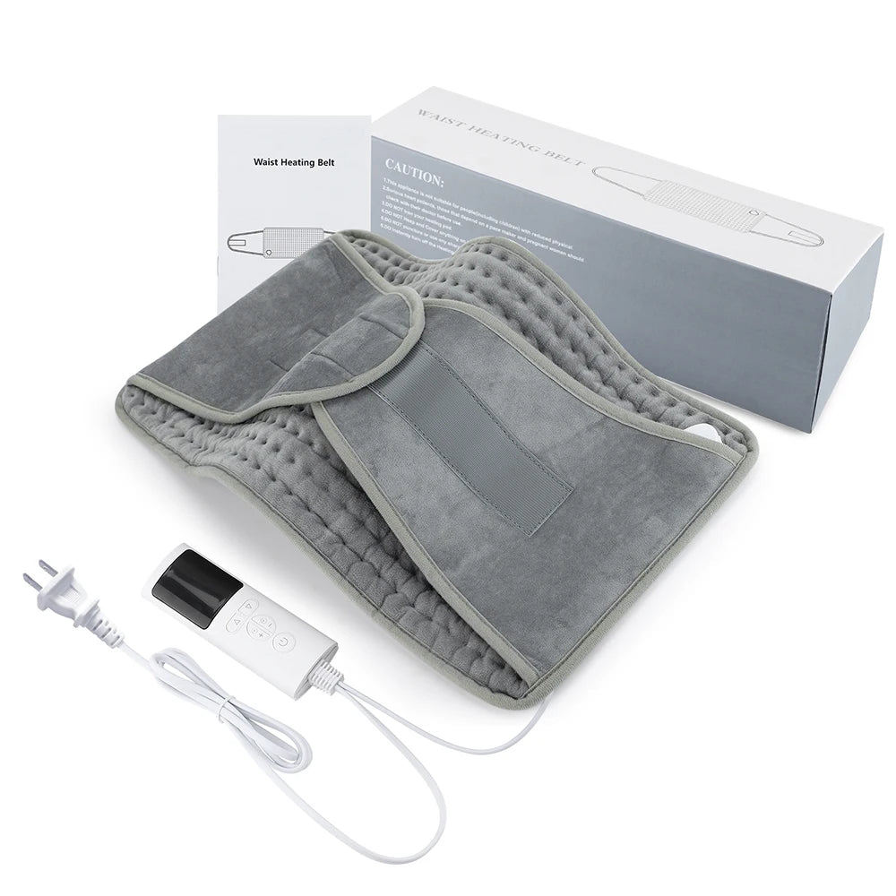 Electric Heating Waist Pad With Adjustable Temperature Massage