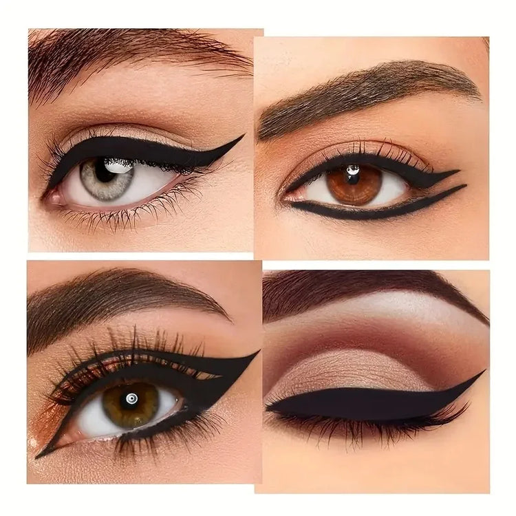 eyeliners 2-pack of waterproof and sweatproof - multi-purpose design, smudge-proof and fade-resistant, beginner-friendly. by Home for Health and Beauty