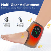 Electric Foot Heat Massager With Heated Vibration by Home for Health and Beauty