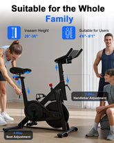 Exercise Bike, 32-Level Magnetic Resistance Stationary Bikes for Home, Low Noise Workout Cycling Bike for Home by Home for Health and Beauty