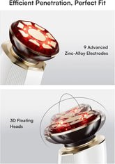 Three in one red light facial and neck beauty device, a skincare tool that eliminates skin swelling and tightens the skin by Home for Health and Beauty