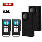 Wireless Vibration Bike Alarm With Remote Control Anti-Theft Alarm 110dB Loud Bike Door Window Alarm Home Safety System by Home for Health and Beauty