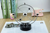 Galaxy Universe Celestial Swinger Magnetic Rotating Earth Perpetual Motion Device Electric Chaos Pendulum Science Decor living room decoration desk decoration adornos para casa desk decoration home accessories by Home for Health and Beauty