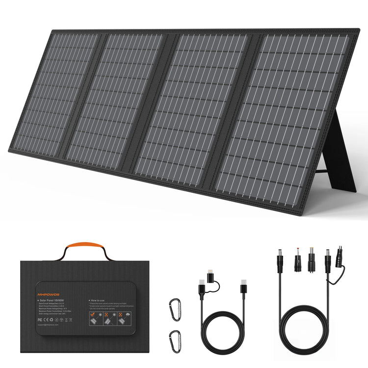 Portable Solar Charger 18V 60W / 45W Foldable Solar Panel for Solar Generators Outdoor Camping Travel Powerbank Phone by Home for Health and Beauty