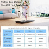 2-in-1 Home/Office 2.5 HP Walking Treadmill,mini Treadmills for Small Spaces with APP & Remote Control by Home for Health and Beauty