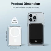 Magnetic Wireless Power Bank 10000mAh PD20W Built-In LED Display by Home for Health and Beauty