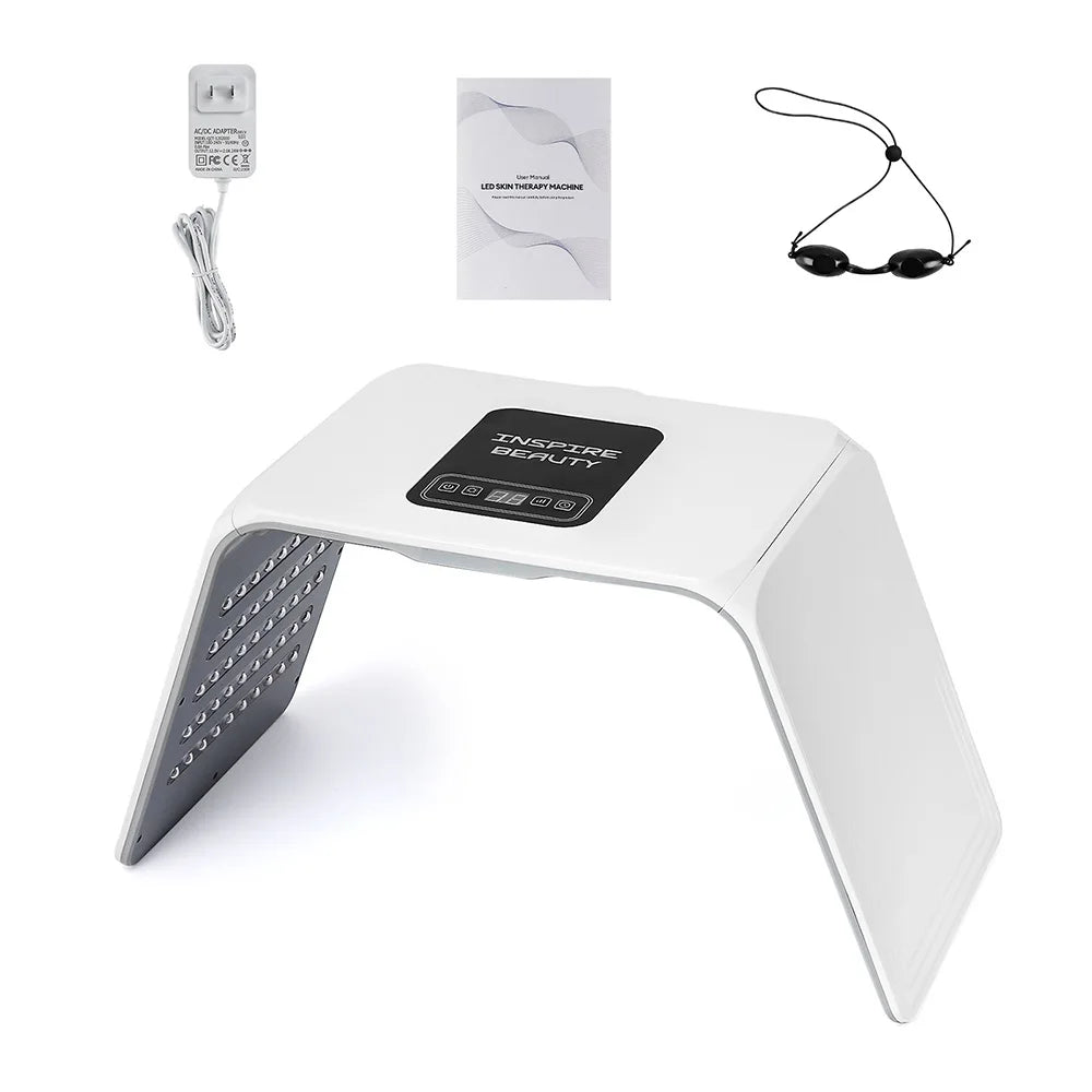 7 Colors LED Photon Machine Foldable Skin Care Equipment Skin Rejuvenation Light Facial Body Beauty Machines For Skin Care by Home for Health and Beauty