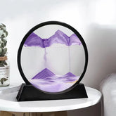 3D Moving Sand Art Glass Frame Deep Sea Quicksand Decor by Home for Health and Beauty