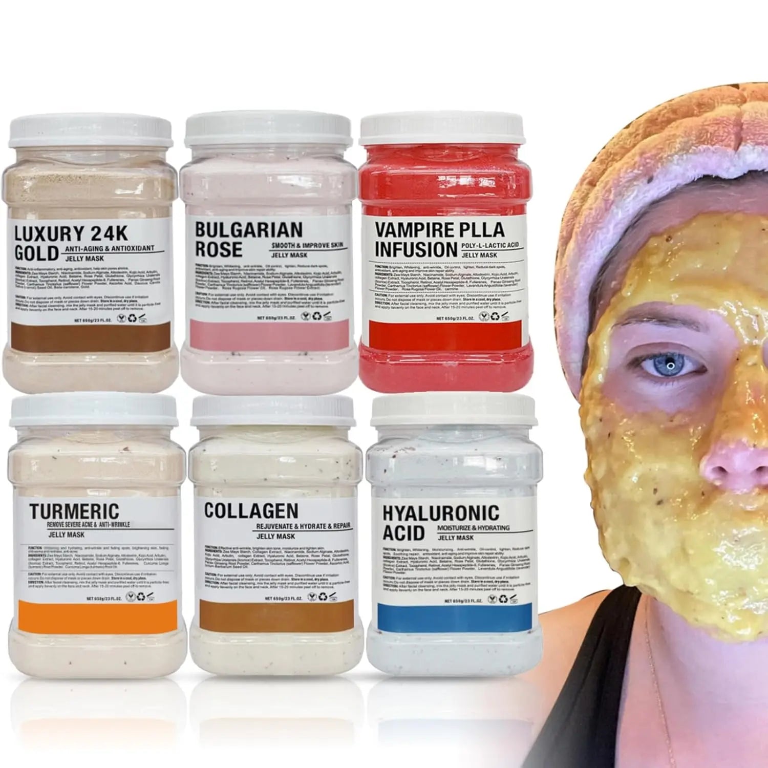 Jelly Mask Powder Professional Facial Masks by Home for Health and Beauty
