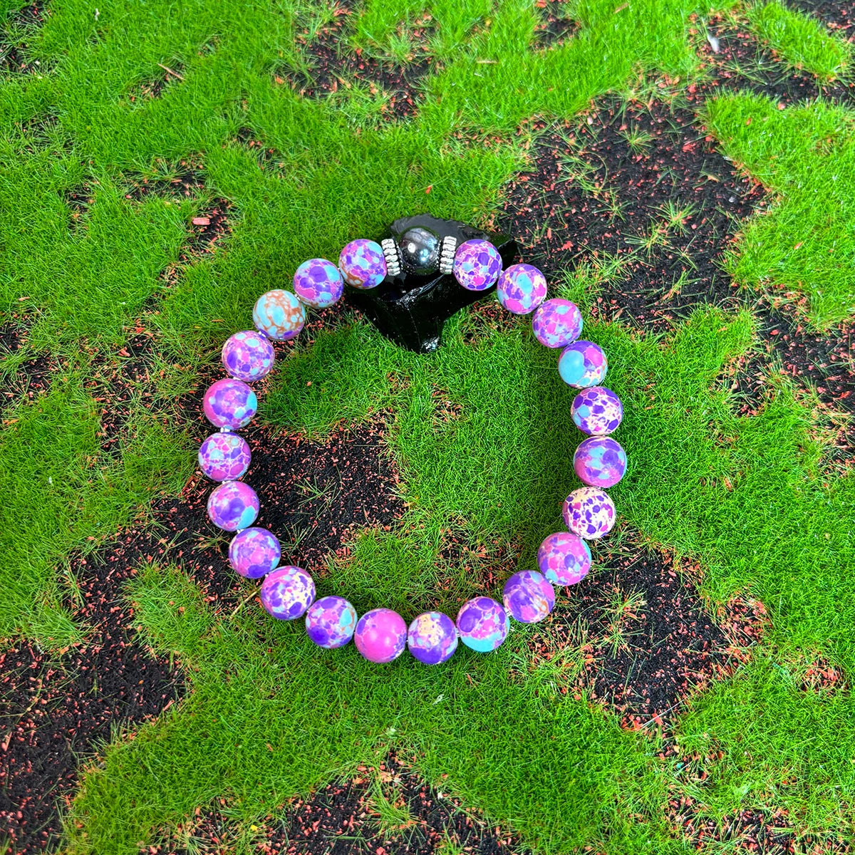 Calm Mind Beaded Bohemian Stretch Bracelet