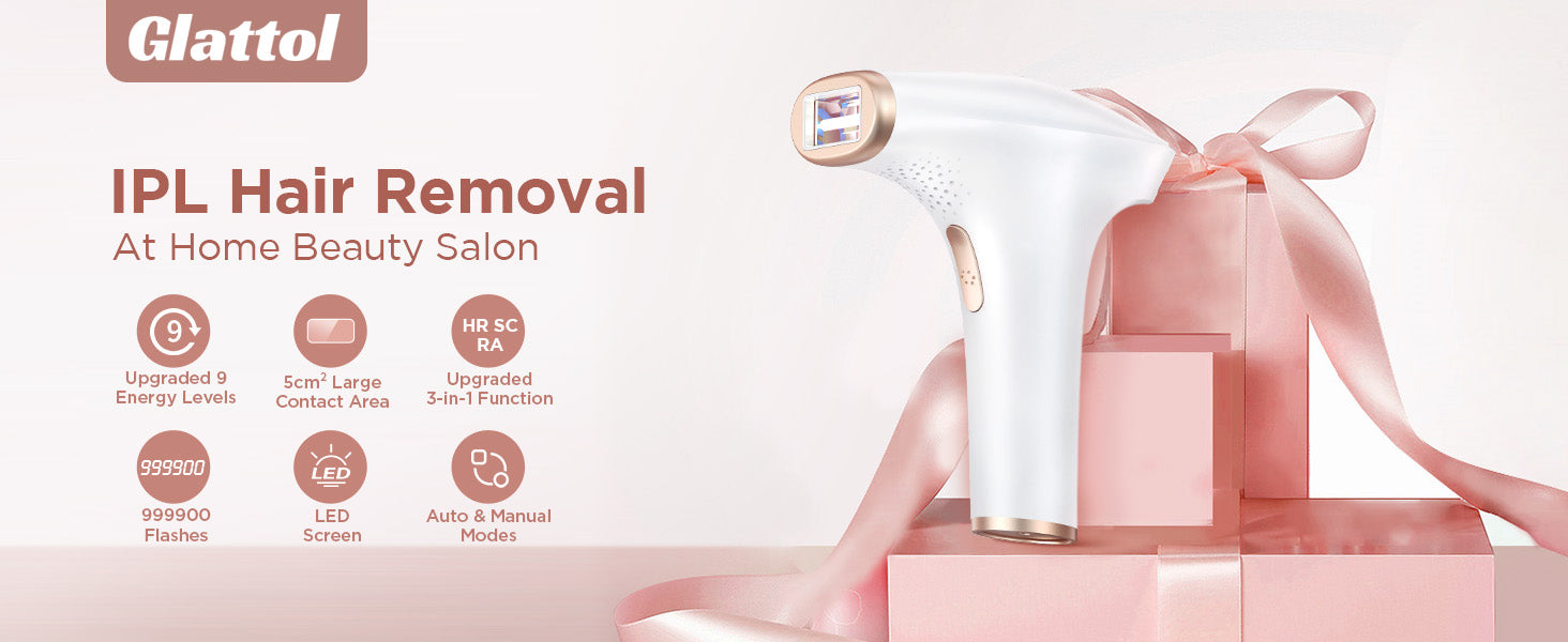 IPL Hair Removal Safe Permanent Painless Epilator Face Body Arms Leg Whole Body Treatment For Men Women Home Use by Home for Health and Beauty